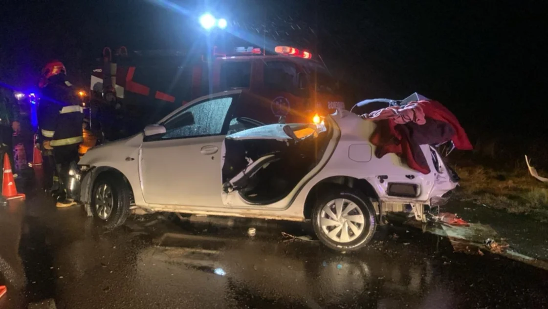 Grave accidente en la Ruta 3 Sur: una mujer falleció y tres personas fueron hospitalizadas