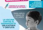 ¡Controlá la libreta sanitaria de tus hijos!