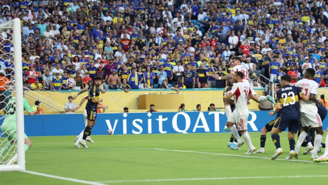 Boca ganaba 2 a 0 y Benfica se lo empató con goles de Di María y Otamendi