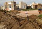 Comenzó la obra de red de agua potable en Pueblo Santa Trinidad