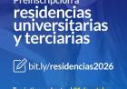 Convocatoria a inscripción para las Residencias Municipales