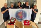 El Club El Progreso de Santa Maria presentó los dos DEA adquiridos en un evento y donaciones