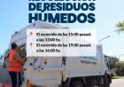 Servicio de Recolección de Residuos Húmedos el Viernes 03 de Julio