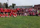 Encuentro de fútbol femenino Sub 10 y Sub 13 en Independiente de pueblo San José