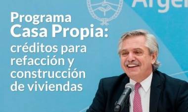 Anuncio de Alberto Fernández