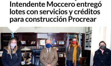 El ministro Jorge Ferraresi encabezó mediante videoconferencia un acto junto al Intendente Ricardo Moccero 
