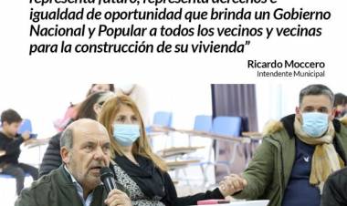 “Tenemos un Estado que impulsa el empleo y permite soñar con la construcción de viviendas”⠀
