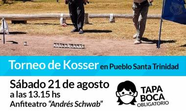 Torneo de Kosser en Pueblo Santa Trinidad