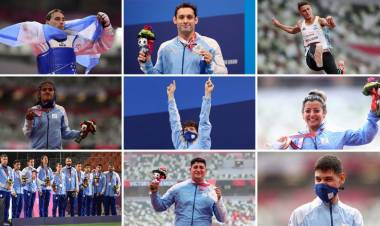 Las 9 medallas que consiguió Argentina en los Juegos Paralímpicos de Tokio