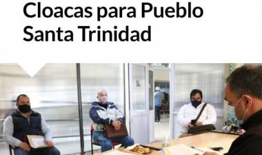 Cloacas para Pueblo Santa Trinidad⠀