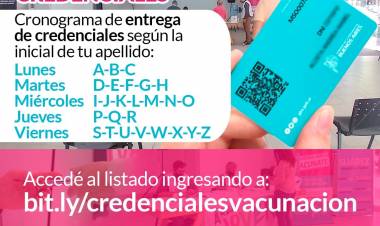 Vacunate Suárez: Llegaron 1000 nuevas credenciales de personas que registran vacunación de Covid-19