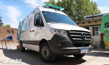 Coronel Suárez cuenta con una ambulancia de alta complejidad