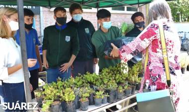 La comunidad se sumó a la jornada de Eco Canje que se realizó en la Escuela Técnica N°1