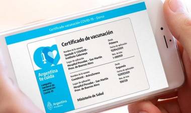 El gobierno implementará el pase sanitario a partir del 1° de enero