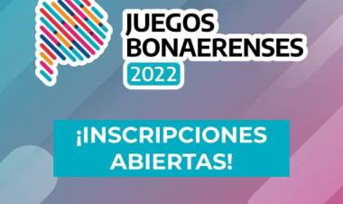 Ya podés inscribirte en los Juegos Bonaerenses 2022 