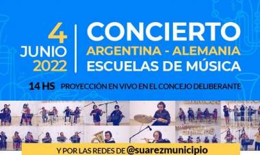 Todo listo para el concierto entre las Orquestas de Suárez y Schwabach