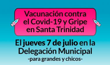 Vacunación contra el Covid-19 y Gripe en Santa Trinidad
