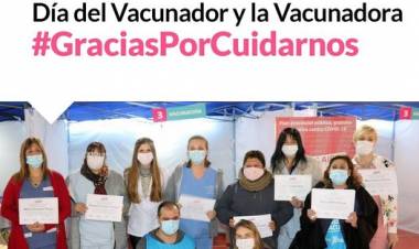 26 de agosto: Día del Vacunador y la Vacunadora 