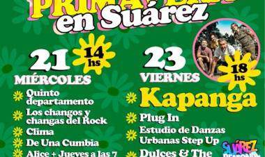 Kapanga llega para coronar a lo grande los festejos de “Primavera en Suárez”