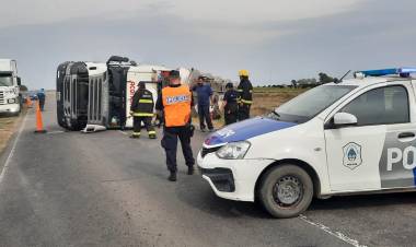 Accidente en la Ruta 51 al kilometro 700