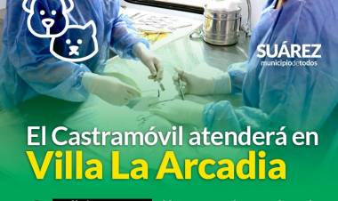 El Castramóvil atenderá en Villa La Arcadia