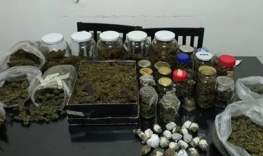 Una mujer fue aprehendida en Patagones con un kilo y medio de marihuana