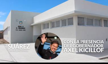 Inauguracion de Escuela N°5 de Santa Trinidad