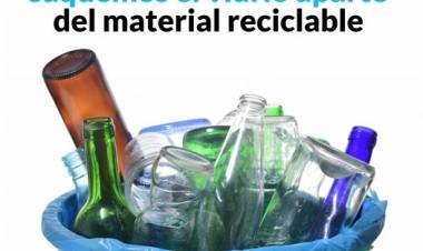 En estas fiestas saquemos el vidrio aparte del material reciclable