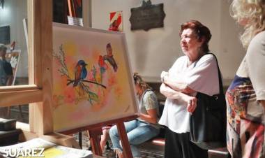 inauguración de la Muestra de Arte “Huellas en el Camino”