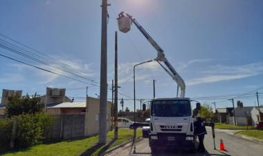 EDES amplió las redes troncales de Coronel Suárez