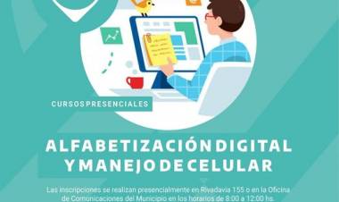 Cursos de Alfabetización Digital y Manejo de Celular