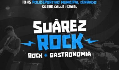 Músicos y bandas locales presentes en “Suárez Rock”