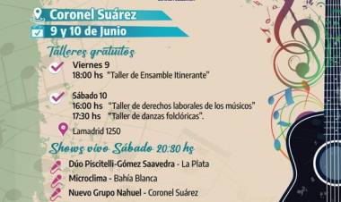 Programa Temporal "El Aire de Aquí" 2023 llega a Coronel Suárez