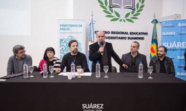 Kreplak encabezó el Consejo Regional de Salud de la RS I en Suárez