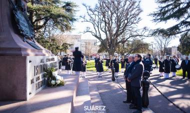 Acto oficial 6 de Agosto: el intendente manifestó el orgullo de haber nacido en Coronel Suárez 