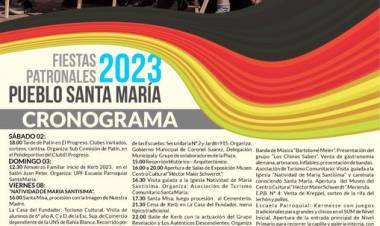 Santa María se prepara para las Fiestas Patronales