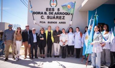 La Escuela Secundaria N° 5 lleva con orgullo el nombre de la querida docente “Dora Biurrarena de Arroquy”