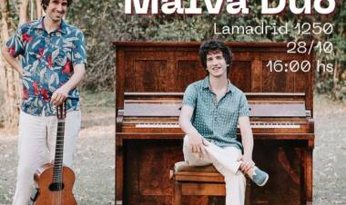 Malva Dúo brindará una clase de interpretación de partituras e improvisación