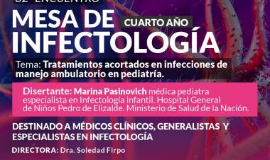 Salud: 32° encuentro de la Mesa de Infectología