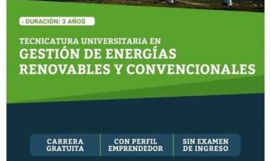 La UPSO ofrece la Tecnicatura Universitaria en Gestión de Energías Renovables Convencionales para el 2025