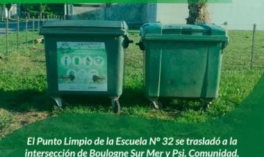 Atención: Cambio de ubicación de el Punto Limpio