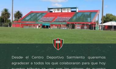 Tribunas pintadas para CDS