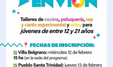 Inscripciones abiertas para el Programa Envión sedes Villa Belgrano y Santa Trinidad