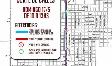 CORTES DE CALLES ESTE DOMINGO POR EL DUATLON PIÑEYRO-CORONEL SUÁREZ