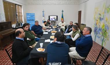 Avanzan en una agenda común para fortalecer políticas culturales en el territorio