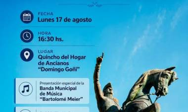 Acto Oficial en conmemoración del 176º aniversario del paso a la inmortalidad del General Don José de San Martín