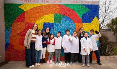 EDUCACIÓN, ARTE E INCLUSIÓN: NUEVO MURAL EN LA ESCUELA ESPECIAL N° 501