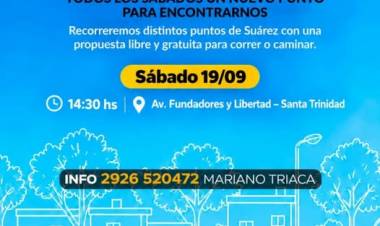 SÁBADO DE CORRECAMINATA EN SANTA TRINIDAD