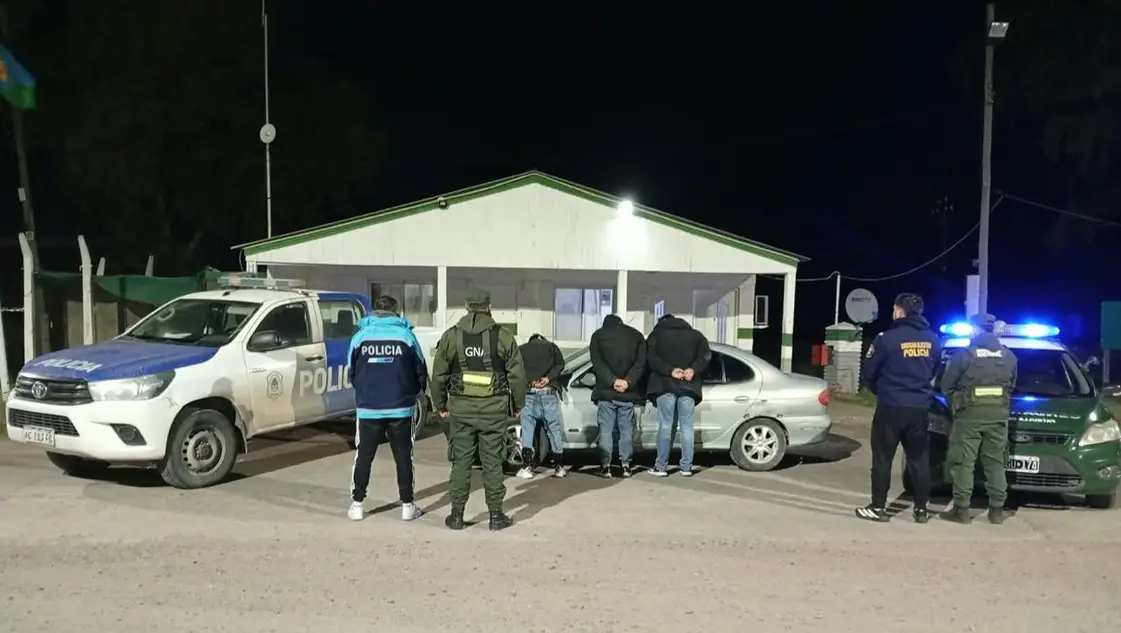 Tres detenidos en el puesto de control de la Ruta 3 tras meses de investigación por narcotráfico
