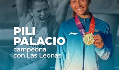 Orgullo suarense: Pili Palacio, campeona con Las Leonas
